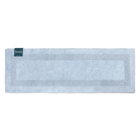 Monarch Brands Provence Rug - Border Design - 20in x 60in, Blue PNP-PROV2060-BL